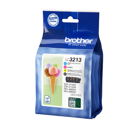 Brother LC-3213VAL ink cartridge 4 pc(s) Original High (XL) Yield Black, Cyan, Magenta, Yellow Brother LC-3213VAL ink cartridge 4 pc(s) Original High (XL) Yield Black, Cyan, Magenta, Yellow